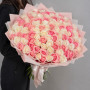 101 белая и розовая роза фото 2